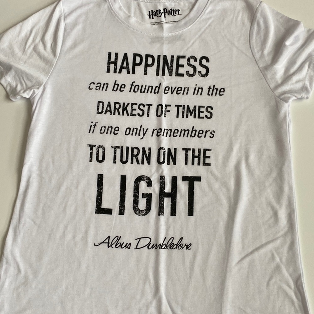 Size Small Harry Potter Albus Dumbledore Quote T-Shirt